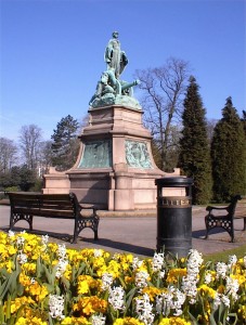 Memorial at Cannon Hill Park