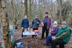 Beatrice and members of Friends of Balaam's Wood