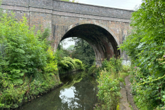 Rive Cole at the railway bridge, Cotterills Lane Rec.