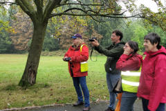 Chris meet with the Friends of Selly Oak Park,  and spots a Mistle Thrush