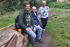 Chris meets with Frends of Perry Hall Park and Yvonne (BOSF)