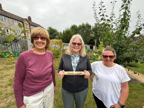Baton Walk Day 1: Deelands Community Garden 
