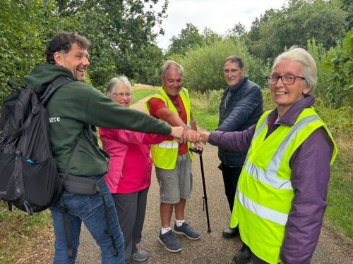 Baton Walk Day 1: Friends of Ley Hill Park