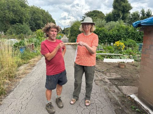 Baton Walk Day 1:  Harborne Hill Allotments