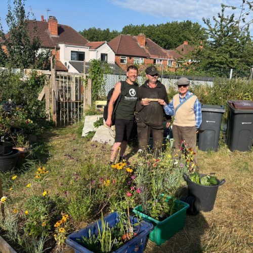 Baton Walk Day 2: Livingstone Road Allotments