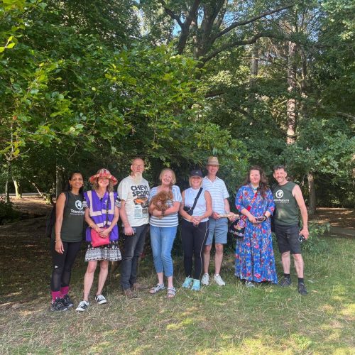 Baton Walk Day 2: Friends of Wylde Green Station