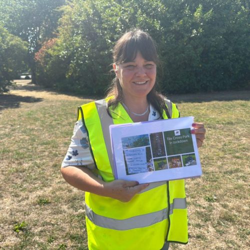Baton Walk Day 3: Friends of Tile Cross Park
