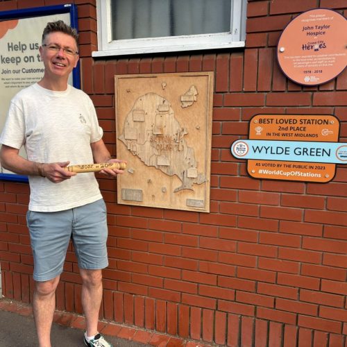 Baton Walk Day 3: Friends of Wylde Green Station