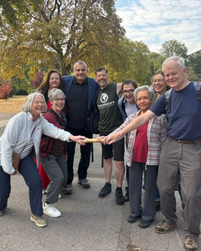 Baton Walk Day 4: Friends of Cannon Hill Park