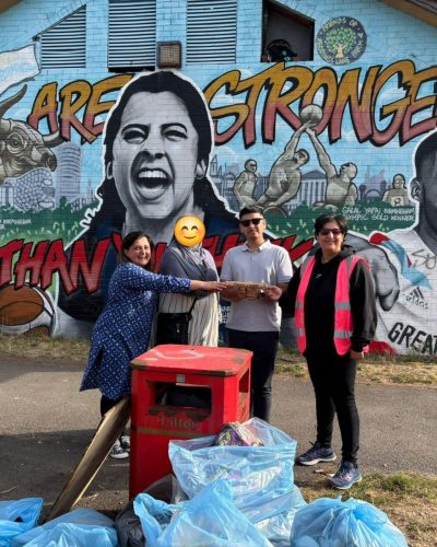 Baton Walk Day 4: Friends of  Reddings Lane Park
